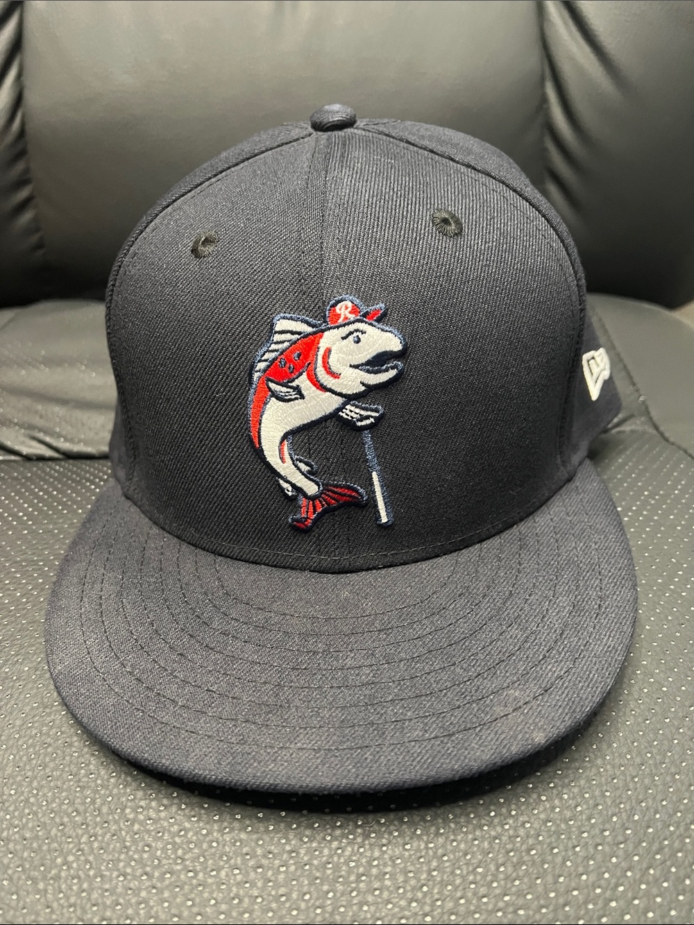 Tacoma Rainiers Navy 5950 7 7/8 fitted baseball cap